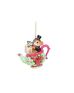 Giesla Graham Dormouse in Teapot Resin